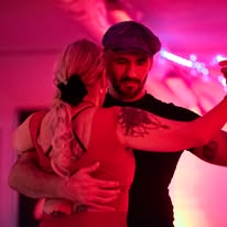 Students practicing Argentine Tango