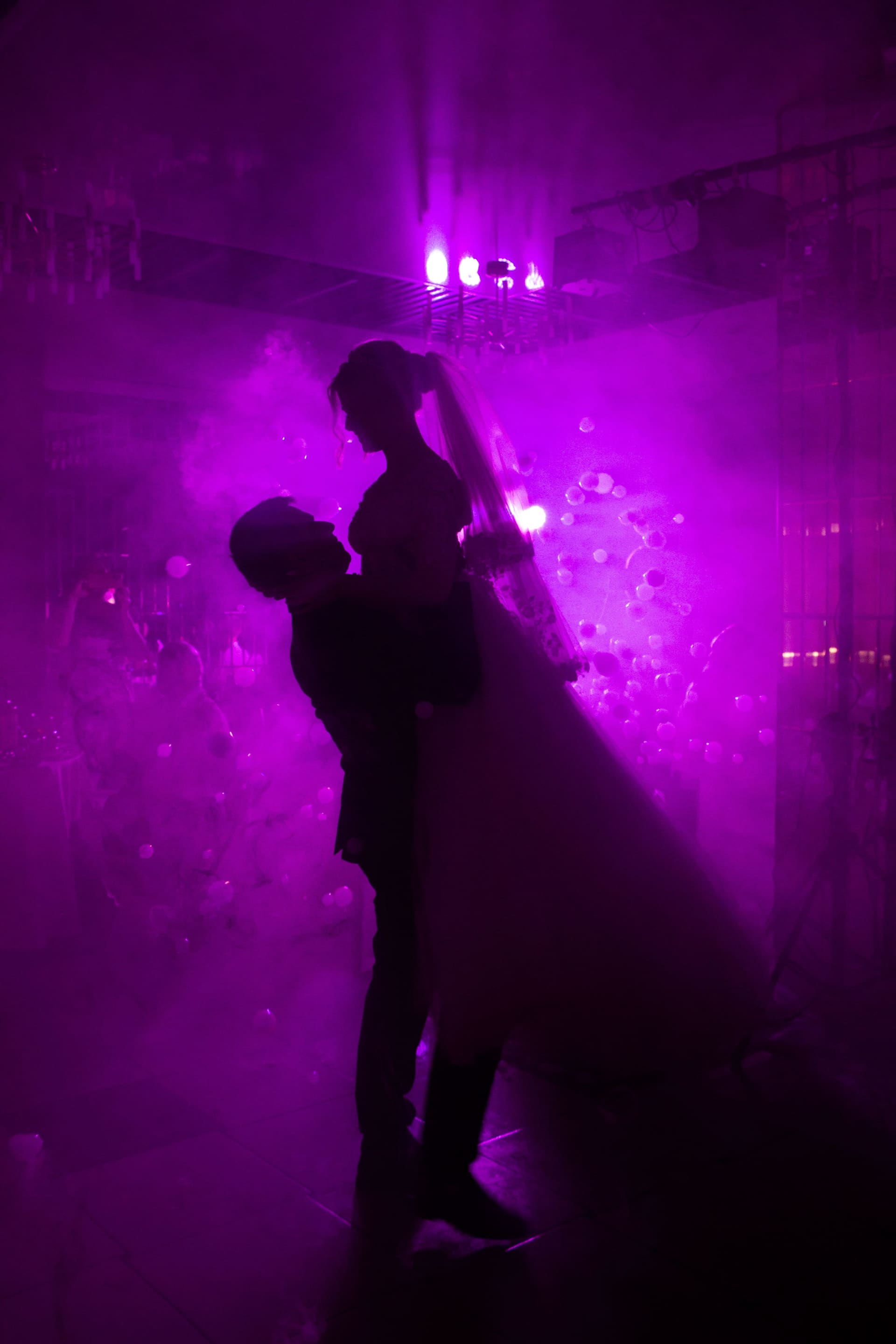 Romantic first dance